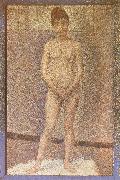Georges Seurat A standing position of the Obverse Germany oil painting artist